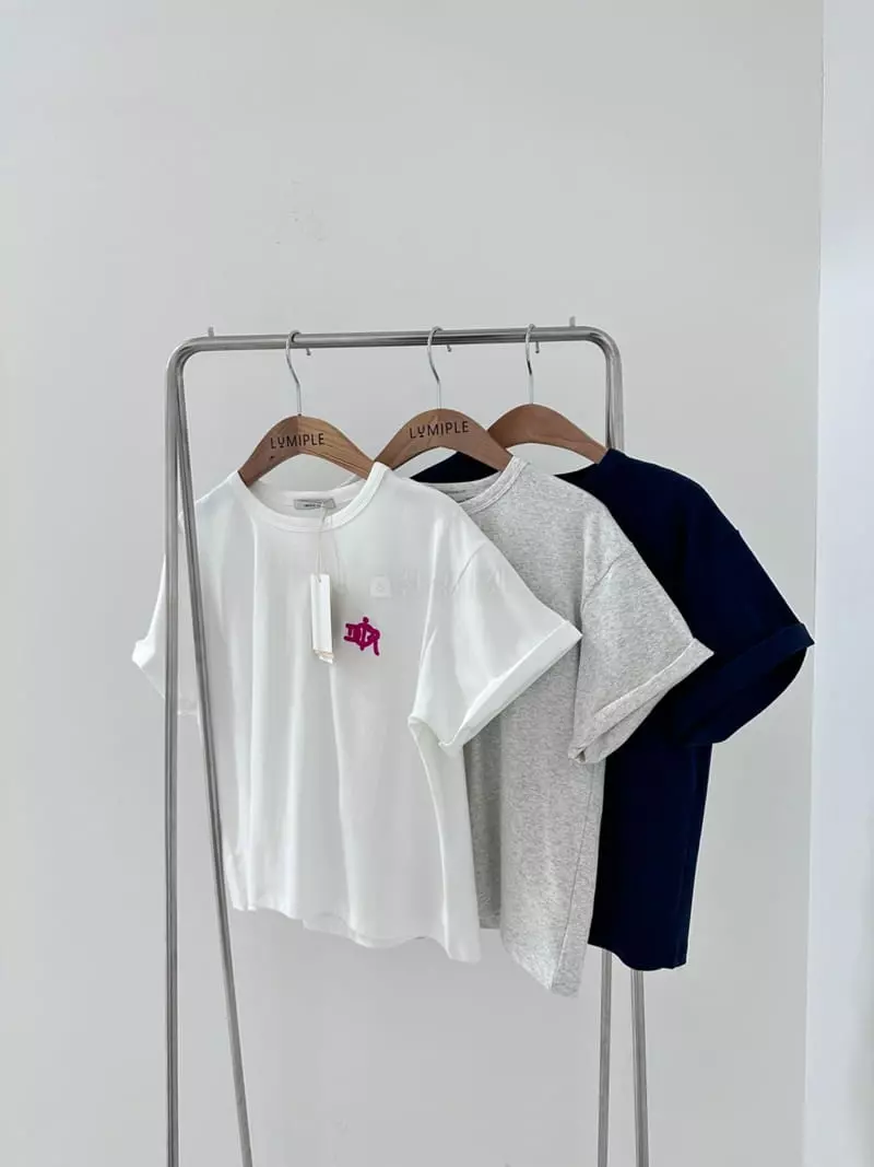 Lumiple - Korean Women Fashion - #womensfashion - Patch Tee - 4