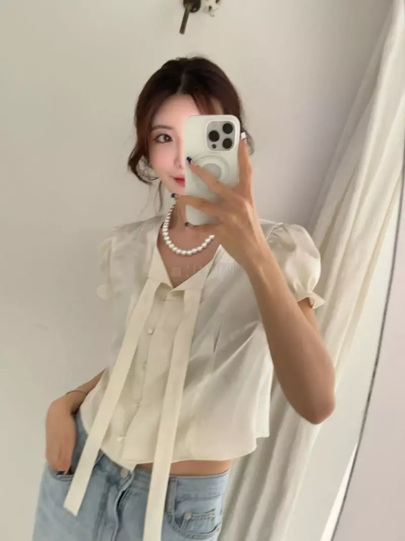 Lumiple - Korean Women Fashion - #momslook - Sophy Blouse