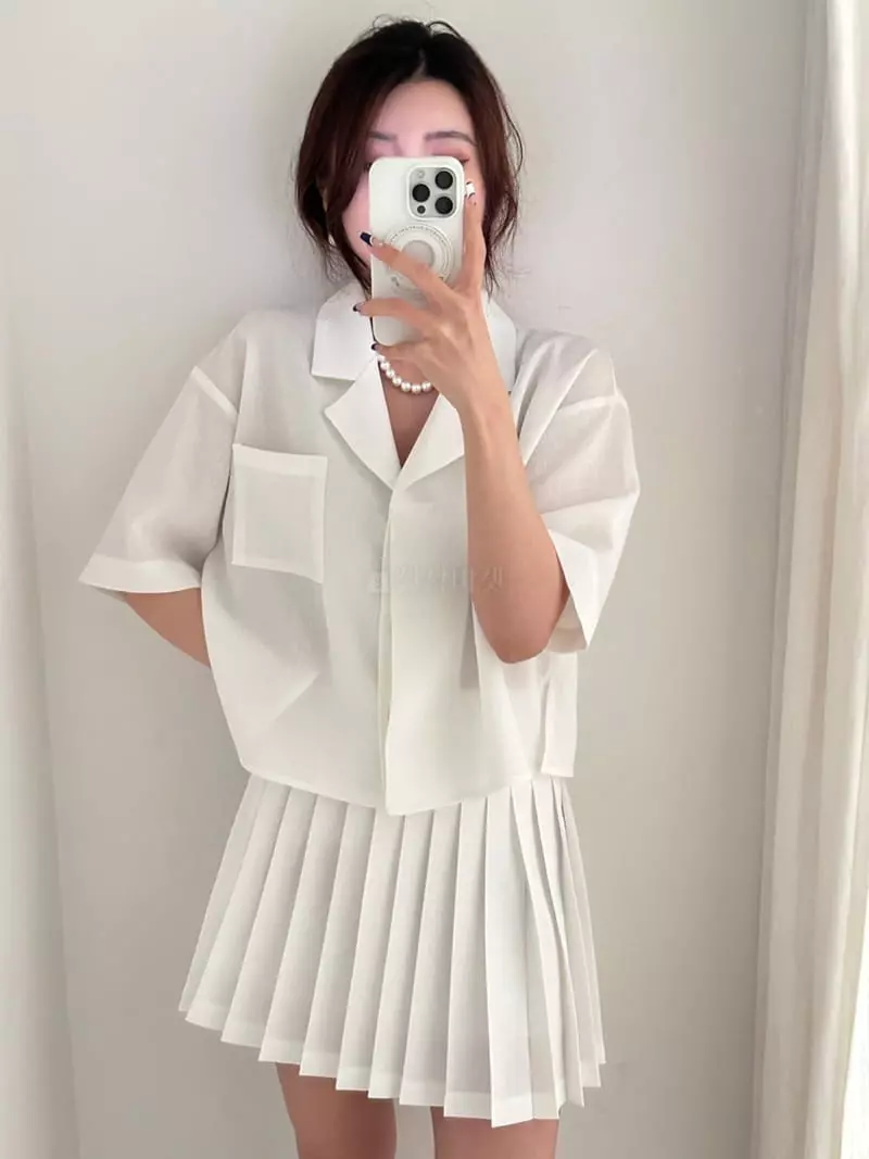 Lumiple - Korean Women Fashion - #momslook - Vanila Shirt - 10