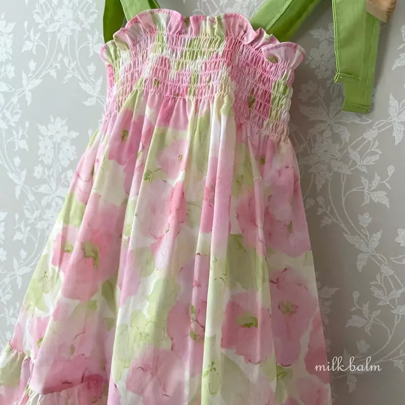 Milk Balm - Korean Children Fashion - #childrensboutique - Flori One-piece - 4