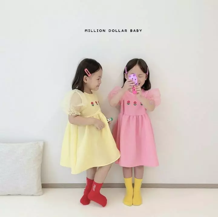 Million Dollar Baby - Korean Children Fashion - #childofig - Flower Garden One-piece - 12
