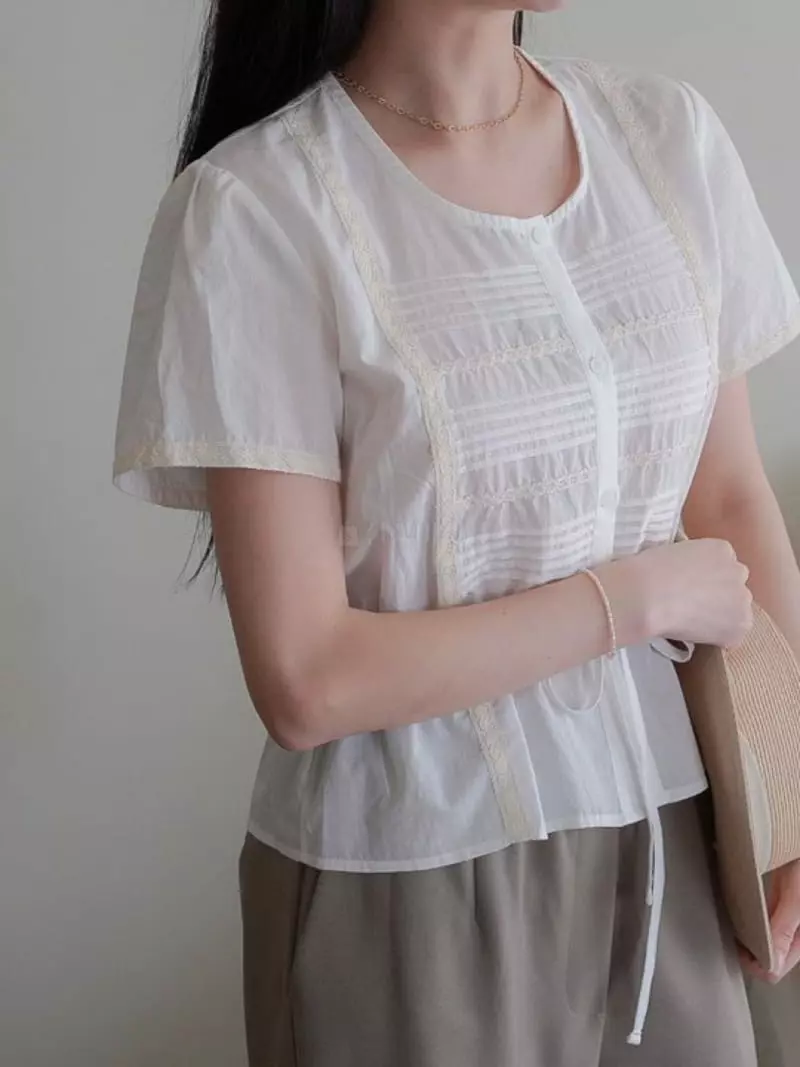 Milui - Korean Women Fashion - #momslook - Twin Blouse - 5