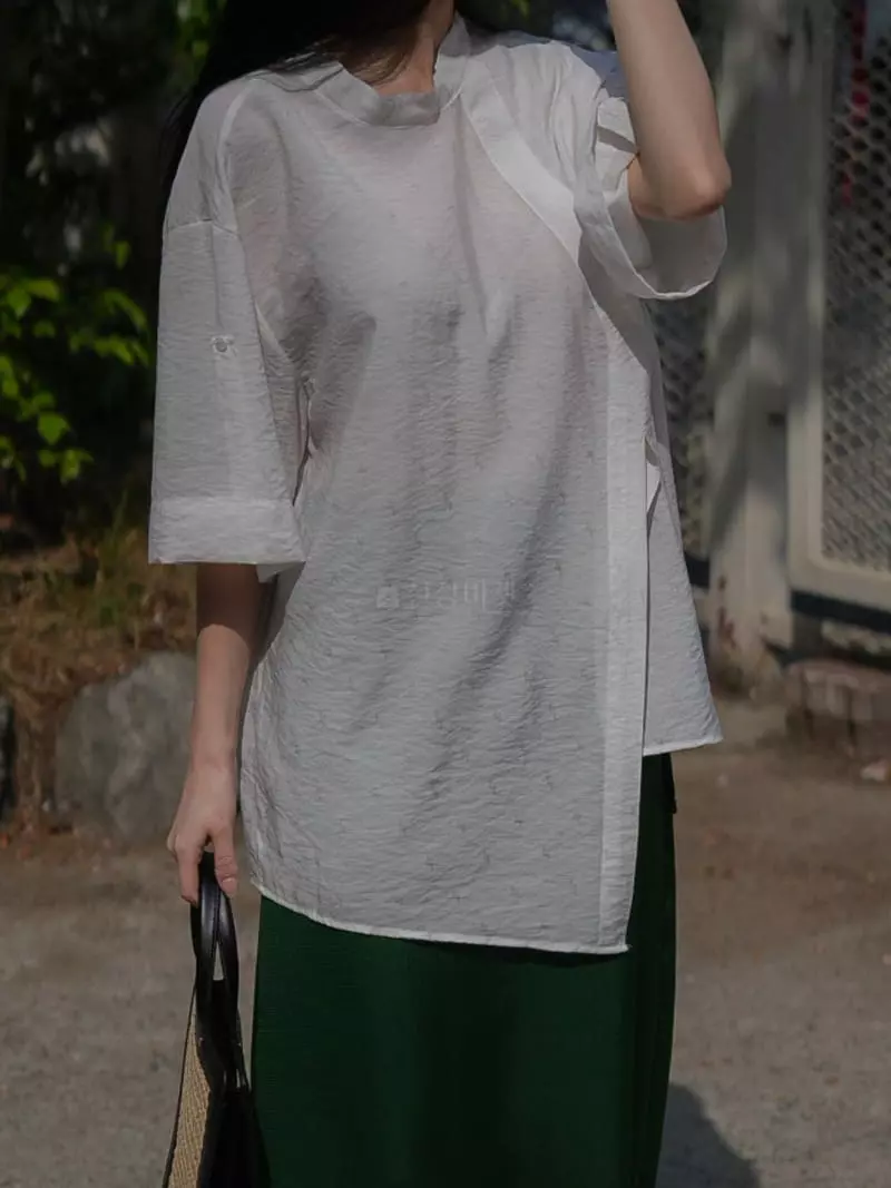 Milui - Korean Women Fashion - #momslook - Bow Blouse - 2