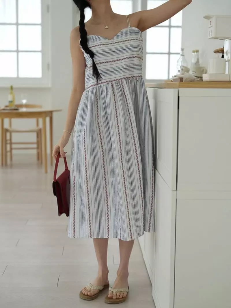 Milui - Korean Women Fashion - #pursuepretty - Cherry One-piece - 4