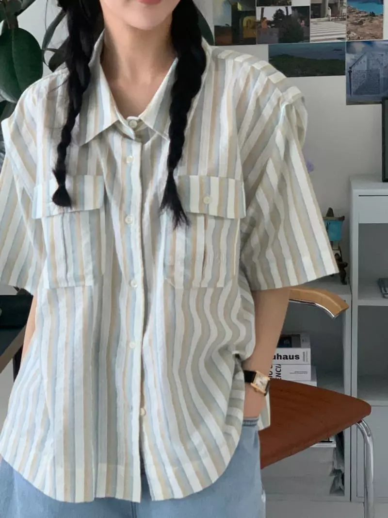 Milui - Korean Women Fashion - #restrostyle - Roi Shirt - 12
