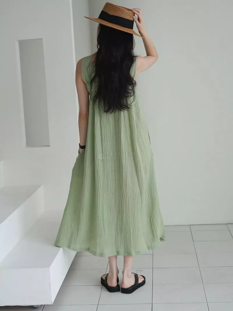 Milui - Korean Women Fashion - #vintageinspired - Chiu One-piece - 12