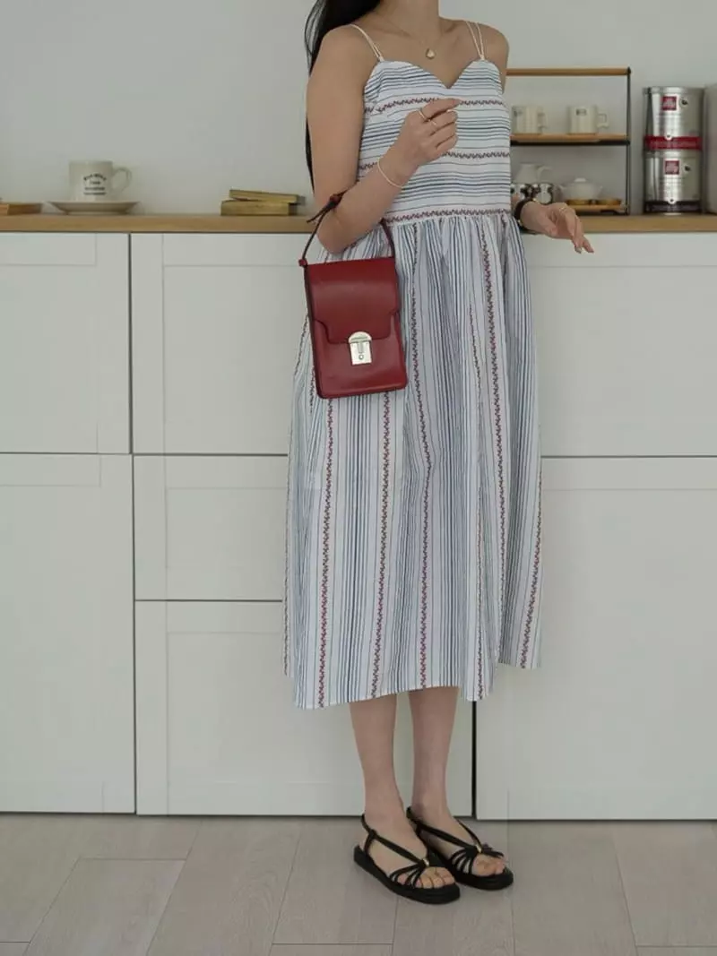 Milui - Korean Women Fashion - #vintageinspired - Cherry One-piece