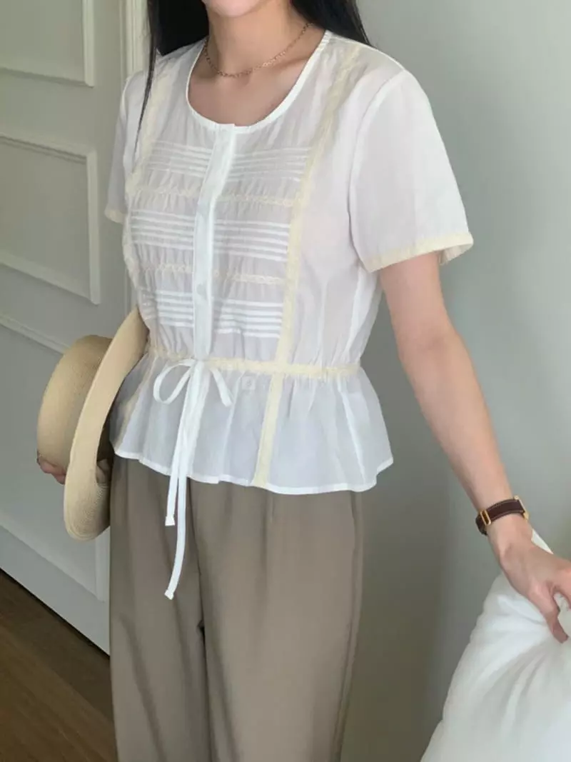 Milui - Korean Women Fashion - #womensfashion - Twin Blouse - 10