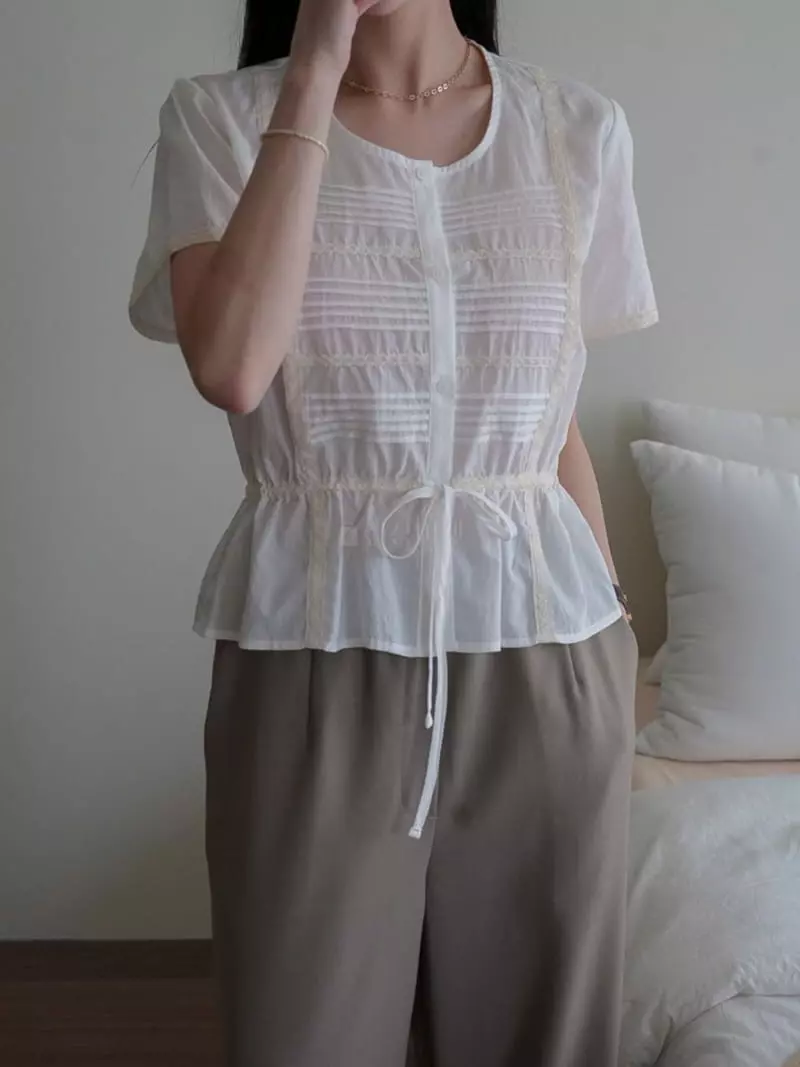 Milui - Korean Women Fashion - #momslook - Twin Blouse - 4