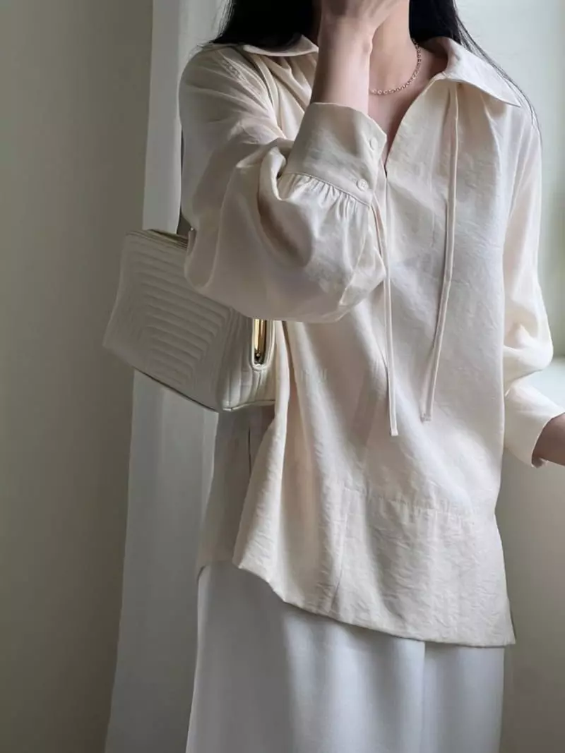 Milui - Korean Women Fashion - #womensfashion - Cur Blouse - 7