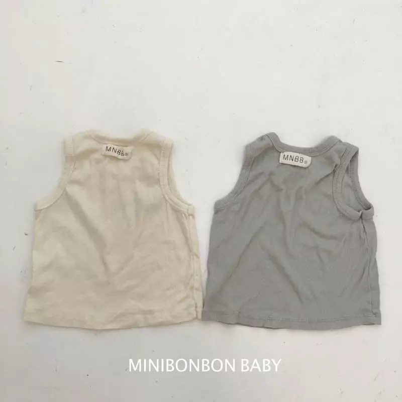 Mini Bongbong - Korean Baby Fashion - #babyfever - Wave Sleeveless