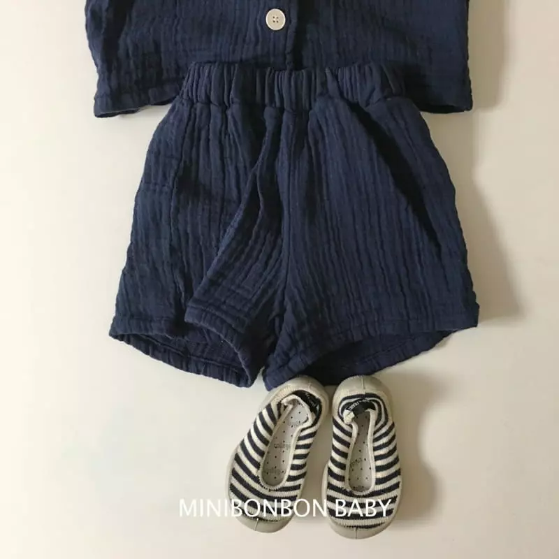 Mini Bongbong - Korean Baby Fashion - #babylifestyle - Half Top Bottom Set - 7