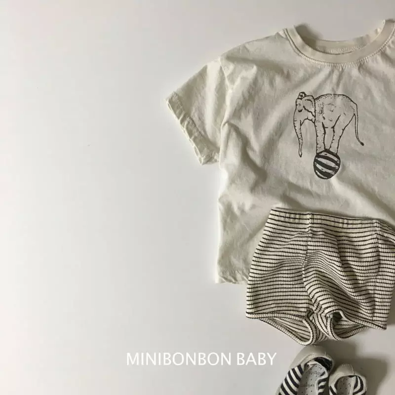Mini Bongbong - Korean Baby Fashion - #babylifestyle - Elephant Tee - 2
