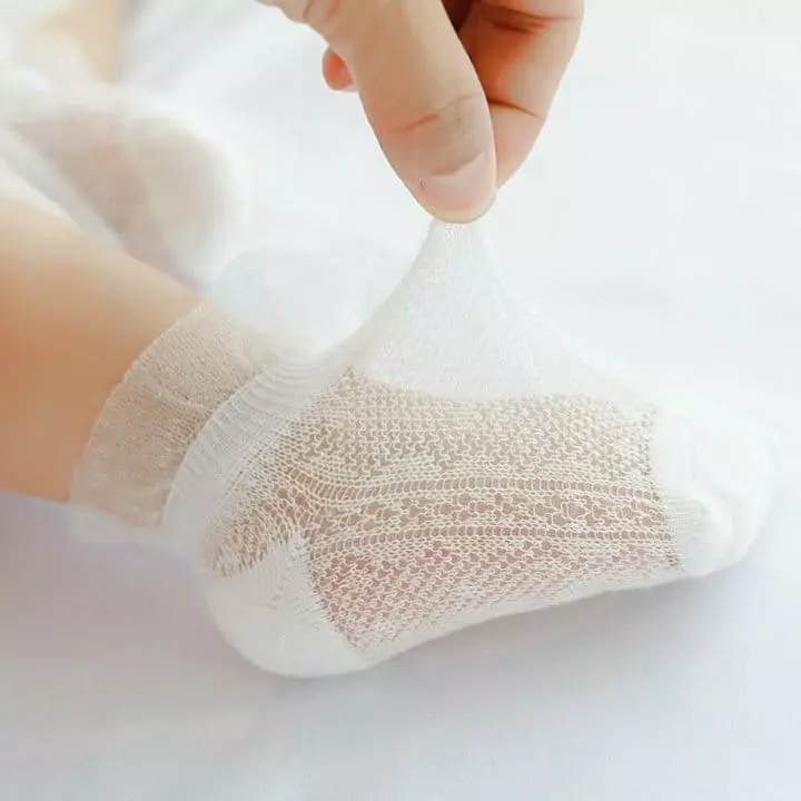 Miso - Korean Baby Fashion - #babyfashion - Mesh Les Sock sSEt - 2