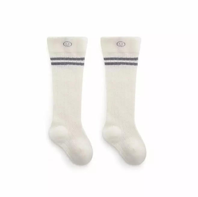 Miso - Korean Baby Fashion - #babyclothing - Flower Smile Knee Socks - 4