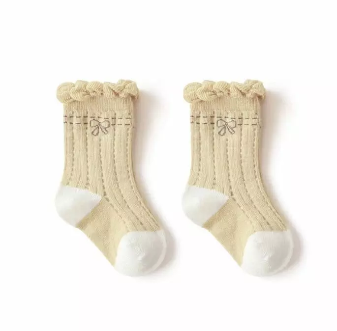 Miso - Korean Baby Fashion - #babyfashion - Ribbon Socks