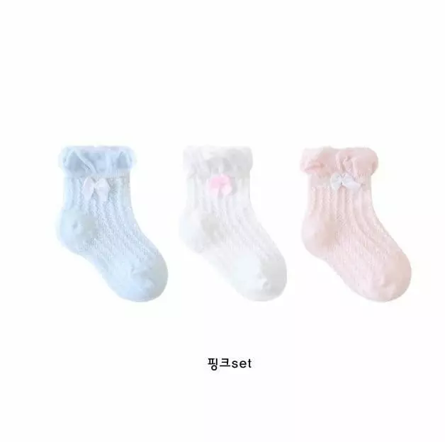 Miso - Korean Baby Fashion - #babywear - Pretty Socks Set - 2