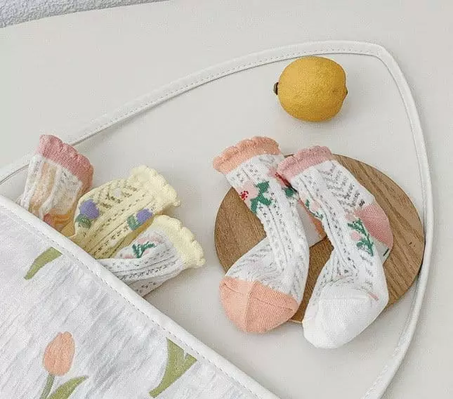 Miso - Korean Children Fashion - #fashionkids - Lilly Socks Set - 2