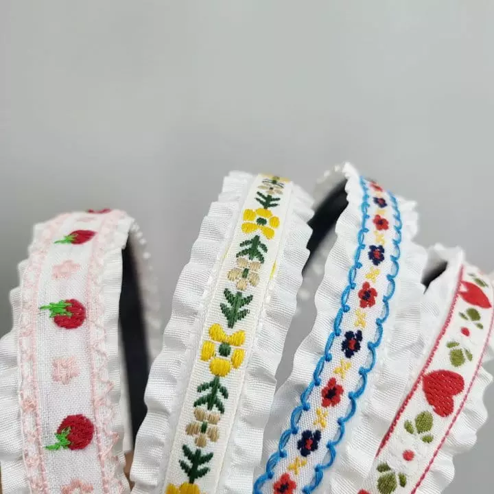 Miso - Korean Children Fashion - #kidsshorts - Frill Hairband