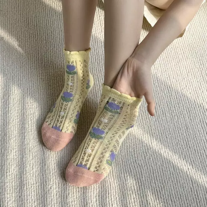 Miso - Korean Children Fashion - #kidzfashiontrend - Lilly Socks Set - 5