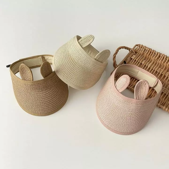 Miso - Korean Children Fashion - #toddlerclothing - Rabbit Sun Cap 45~50cm - 3