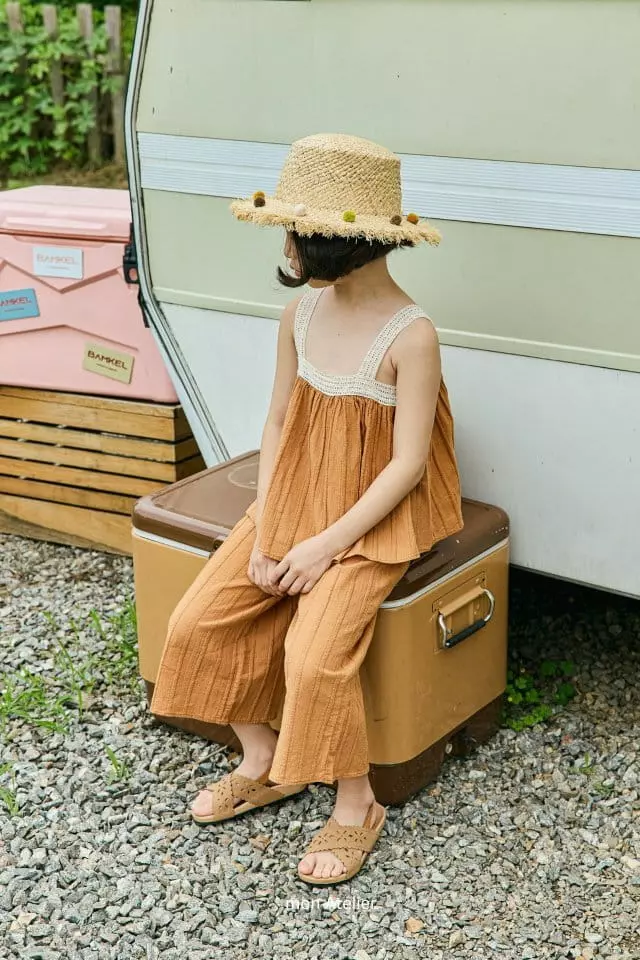 Mon Atelier - Korean Children Fashion - #fashionkids - Churros Top Bottom Set - 6