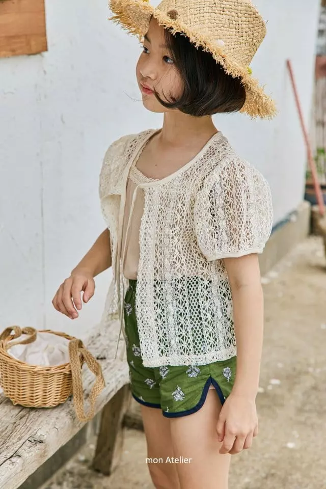 Mon Atelier - Korean Children Fashion - #magicofchildhood - Nana Lace Cardigan - 6