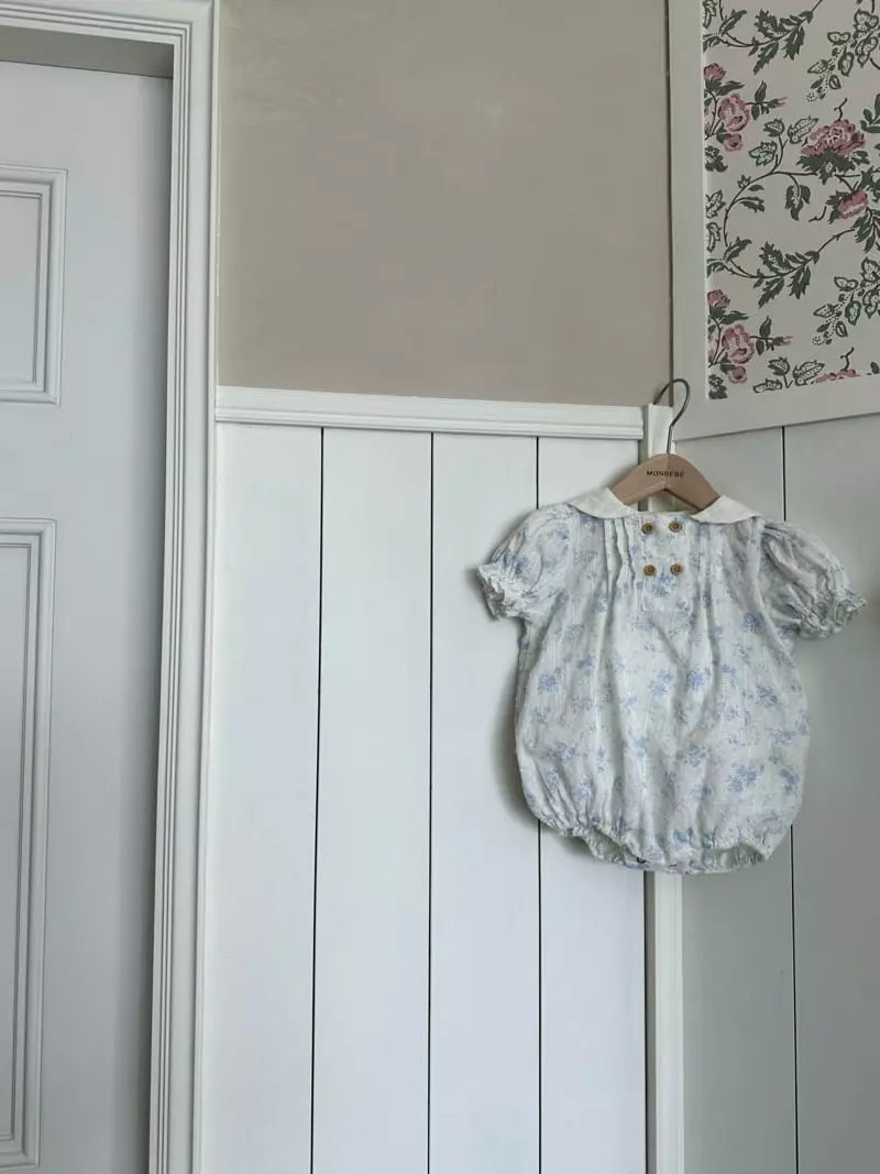 Monbebe - Korean Baby Fashion - #babyboutique - Puff Sailor Bodysuit - 6