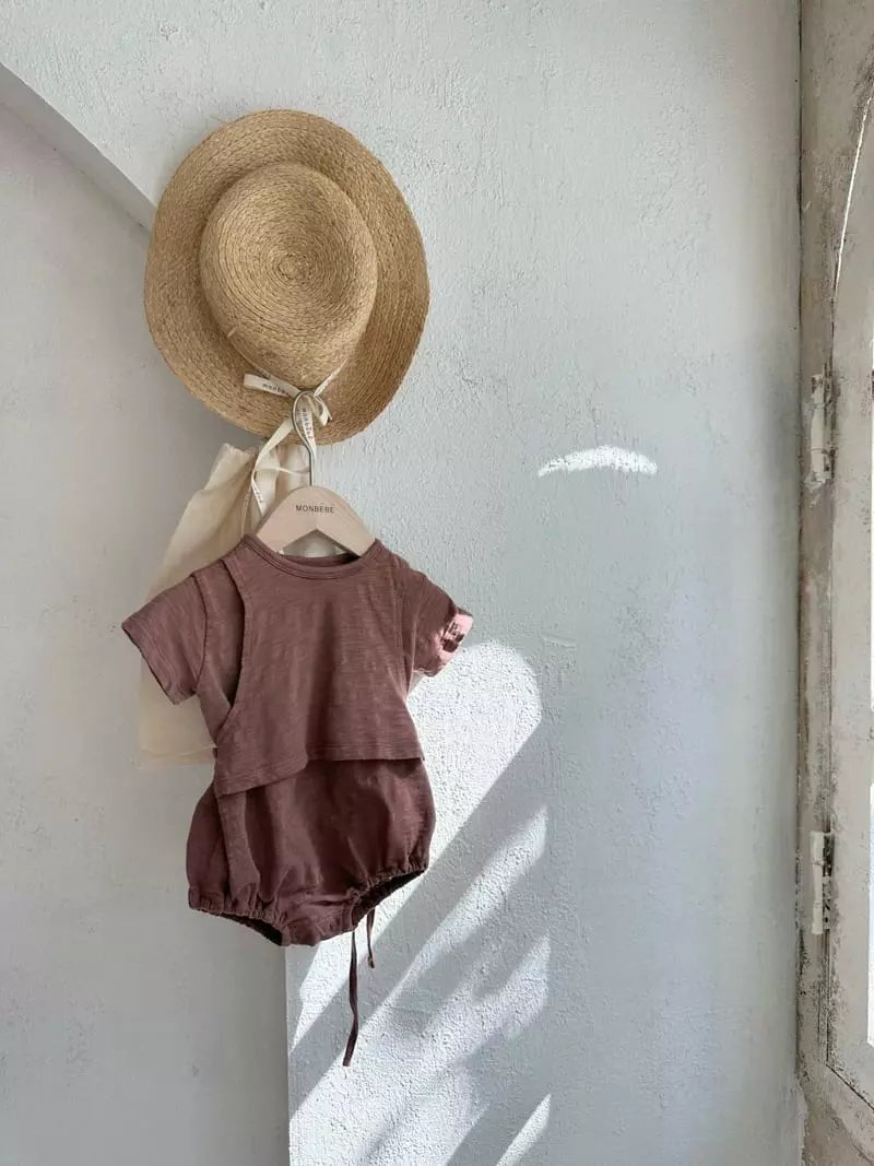 Monbebe - Korean Baby Fashion - #babyboutique - Layered Bodysuit - 3