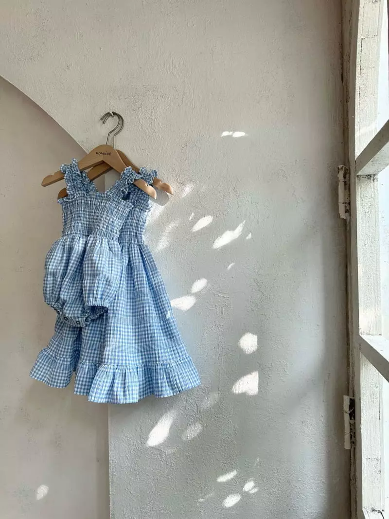 Monbebe - Korean Baby Fashion - #babyboutique - Check Melly Bodysuit - 5