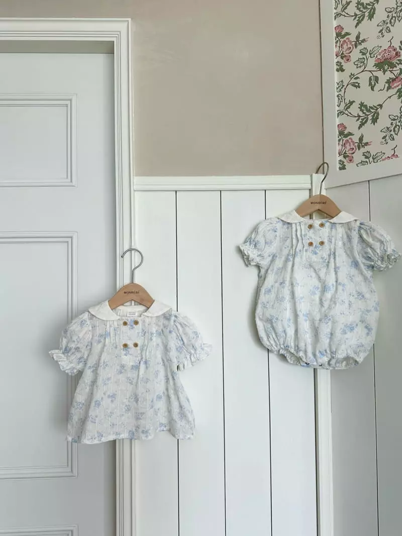 Monbebe - Korean Baby Fashion - #babyboutiqueclothing - Puff Sailor Bodysuit - 7