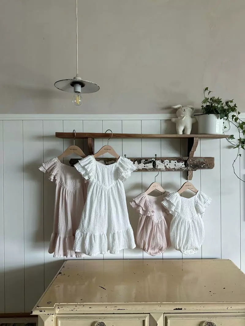 Monbebe - Korean Baby Fashion - #babyboutiqueclothing - Angel Frill Bodysuit - 4