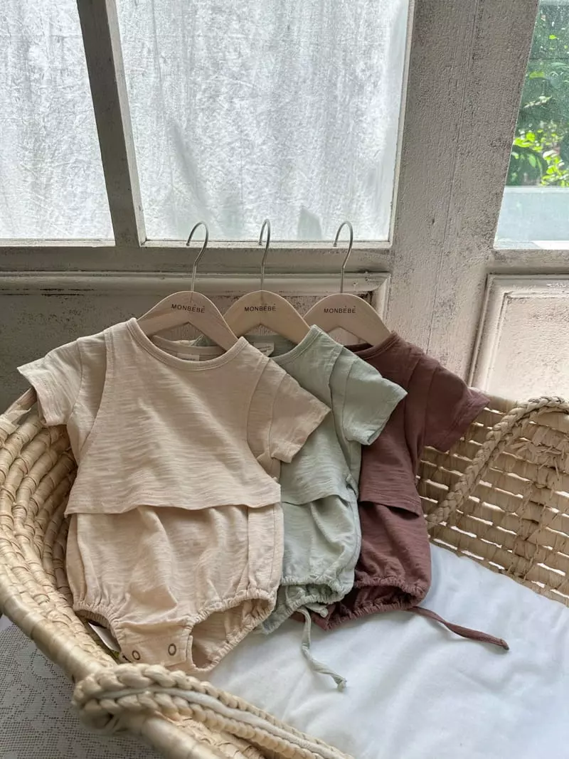 Monbebe - Korean Baby Fashion - #babyfashion - Layered Bodysuit - 6