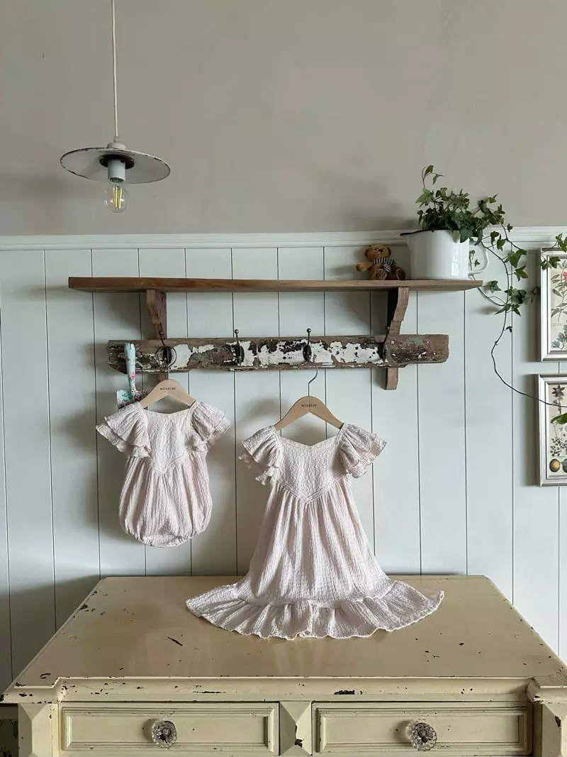 Monbebe - Korean Baby Fashion - #babyfashion - Angel Frill Bodysuit - 5