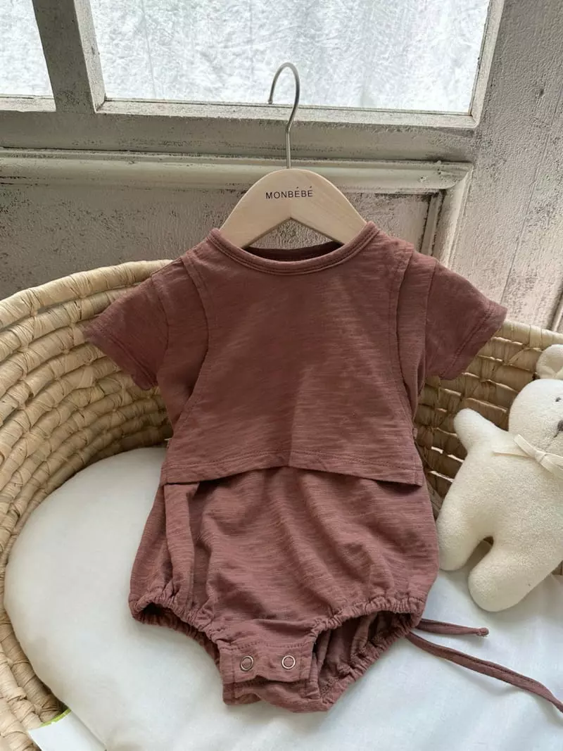 Monbebe - Korean Baby Fashion - #babyfever - Layered Bodysuit - 7