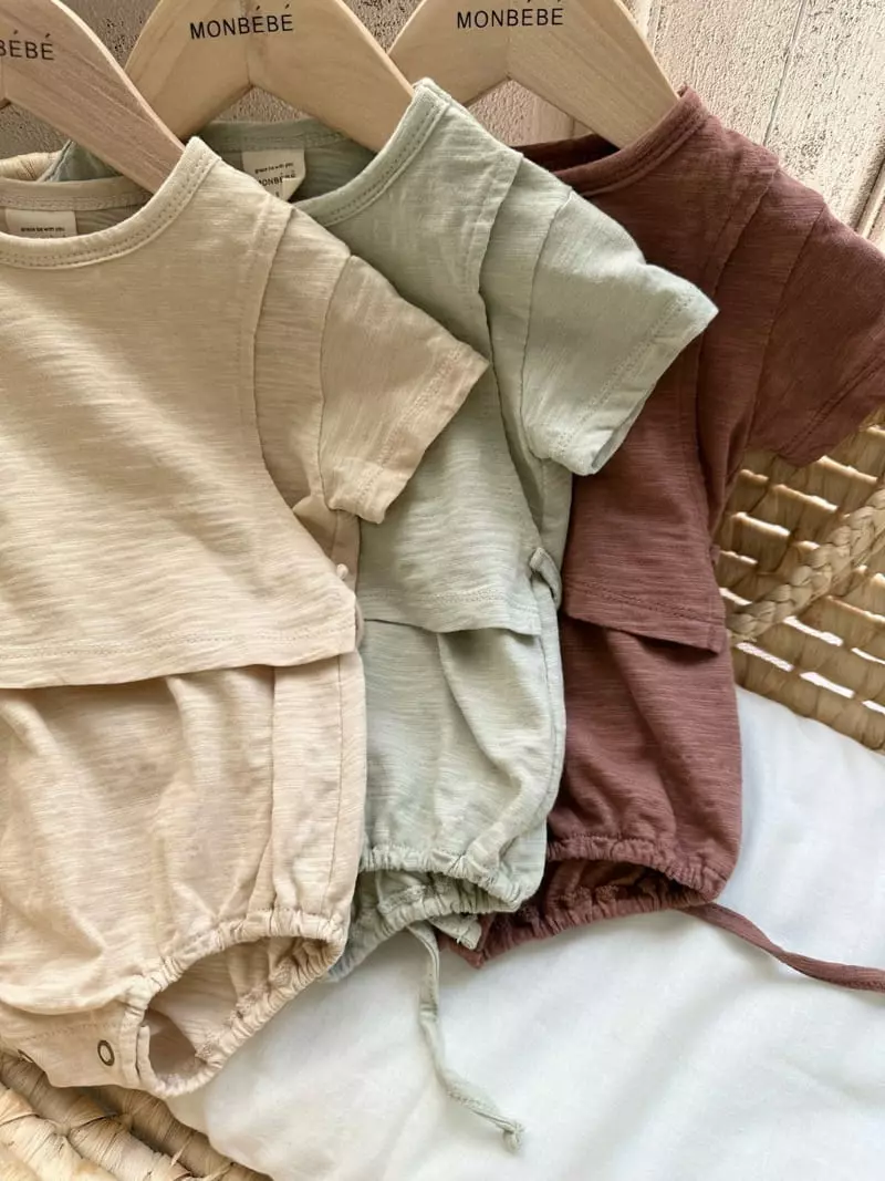 Monbebe - Korean Baby Fashion - #babygirlfashion - Layered Bodysuit - 8