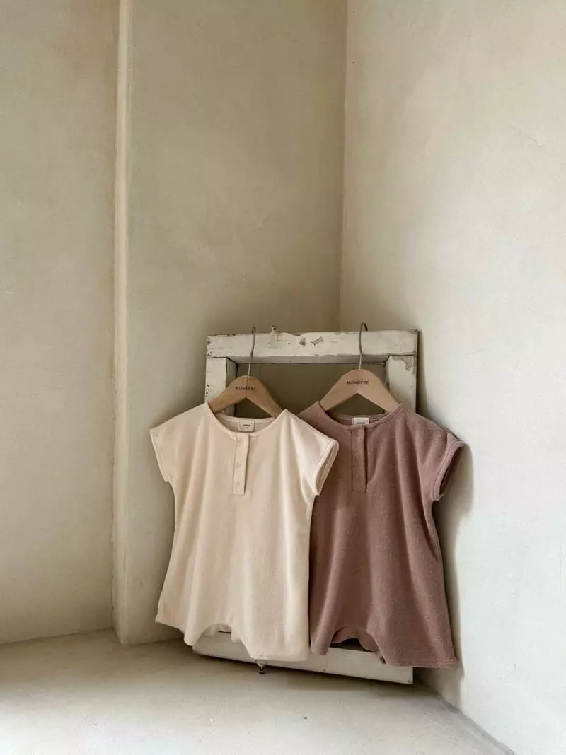 Monbebe - Korean Baby Fashion - #babyoninstagram - Teddy Terry Bodysuit - 9