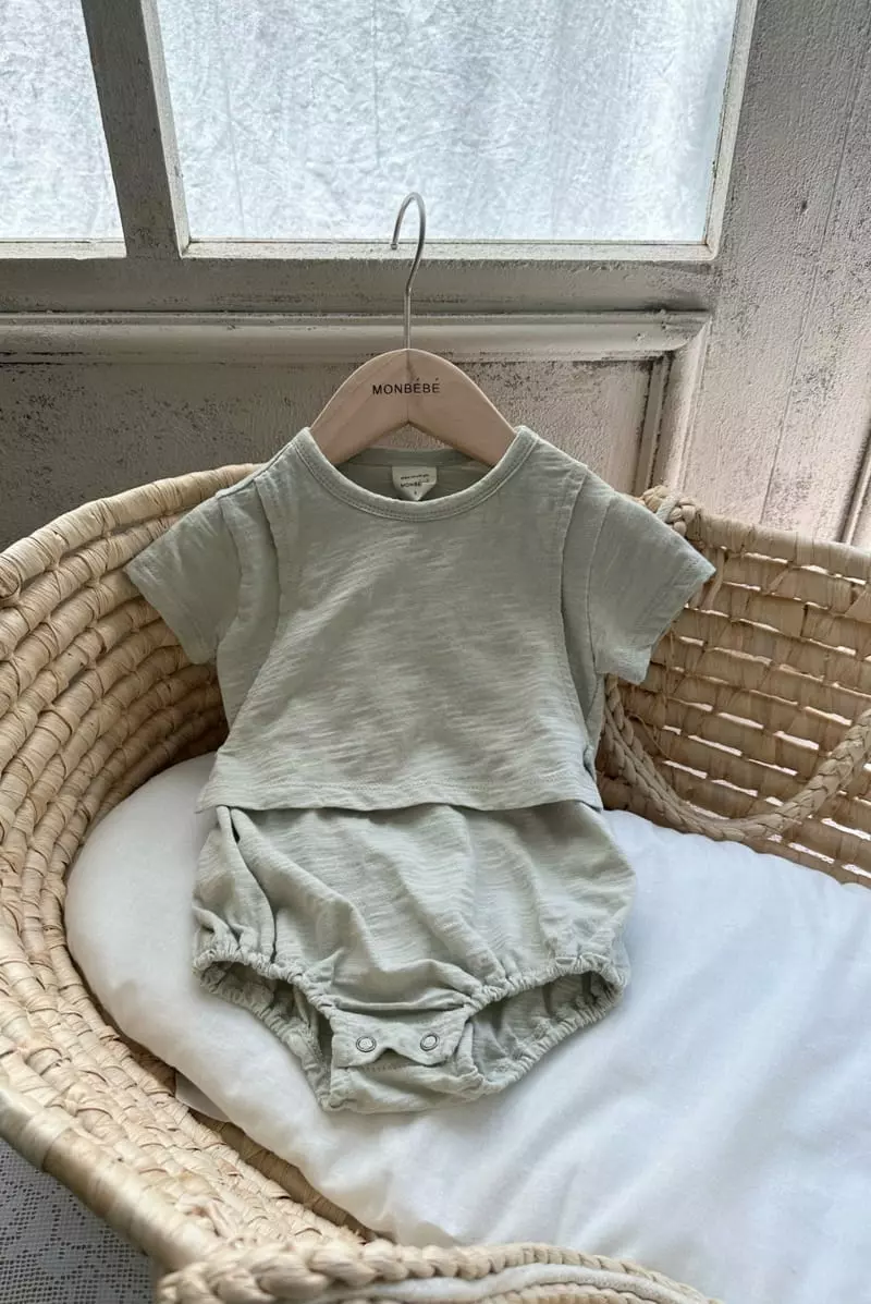Monbebe - Korean Baby Fashion - #babyootd - Layered Bodysuit - 11