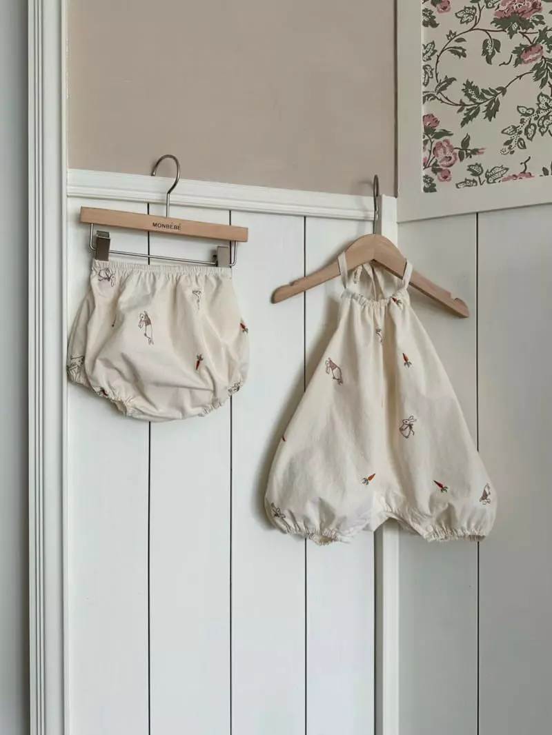 Monbebe - Korean Baby Fashion - #babyootd - Petter Rabbit Bodysuit - 3