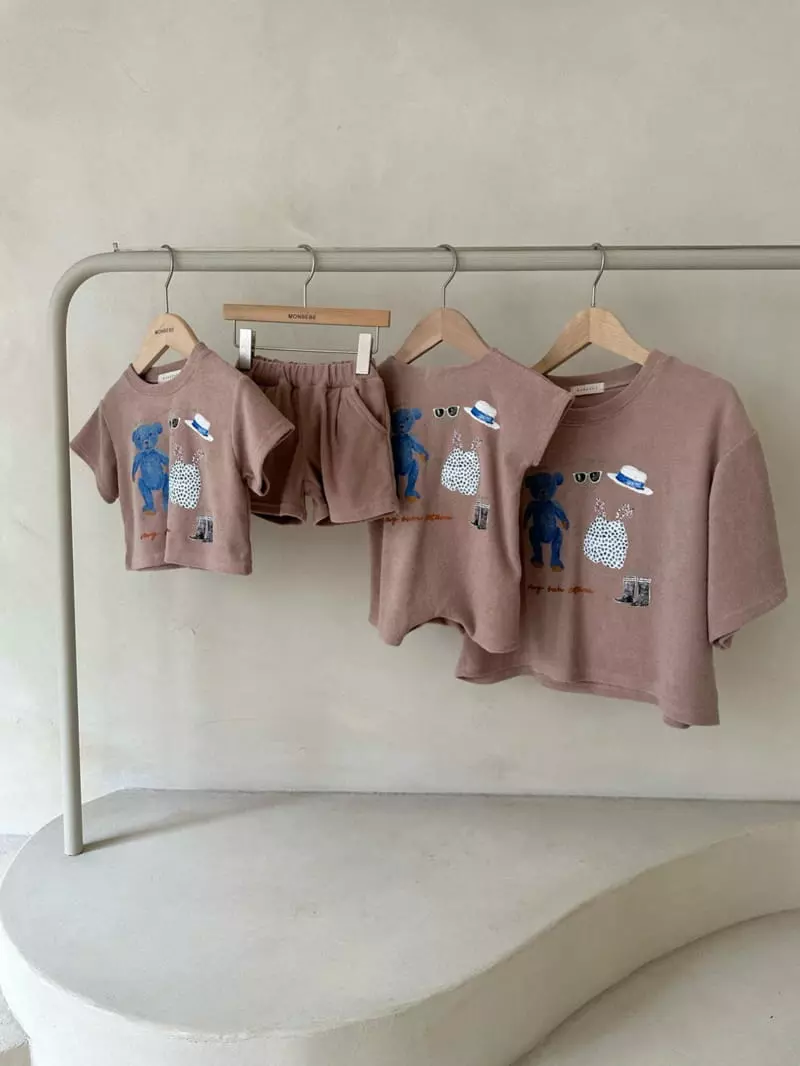 Monbebe - Korean Baby Fashion - #babyoutfit - Teddy Terry Bodysuit - 11