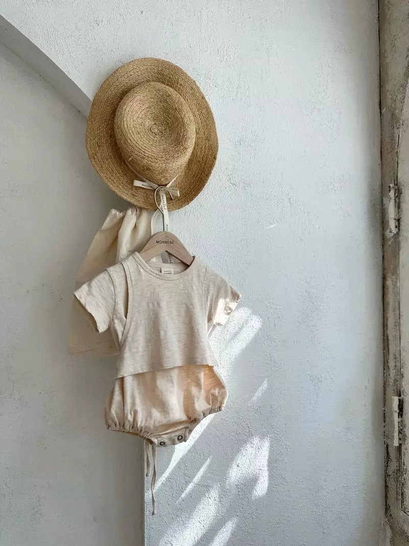 Monbebe - Korean Baby Fashion - #onlinebabyshop - Layered Bodysuit