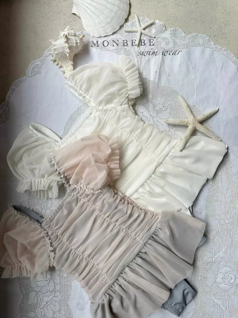 Monbebe - Korean Children Fashion - #discoveringself - Swan Swimwear - 2