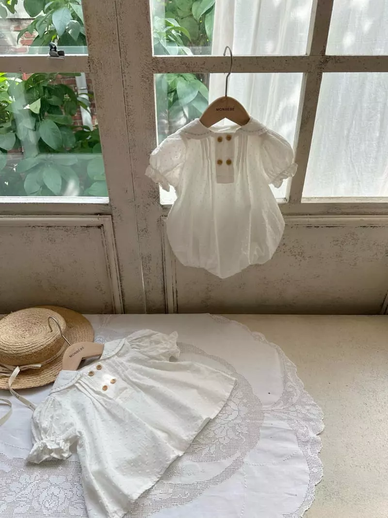 Monbebe - Korean Children Fashion - #littlefashionista - Puff Sailor Blouse - 2
