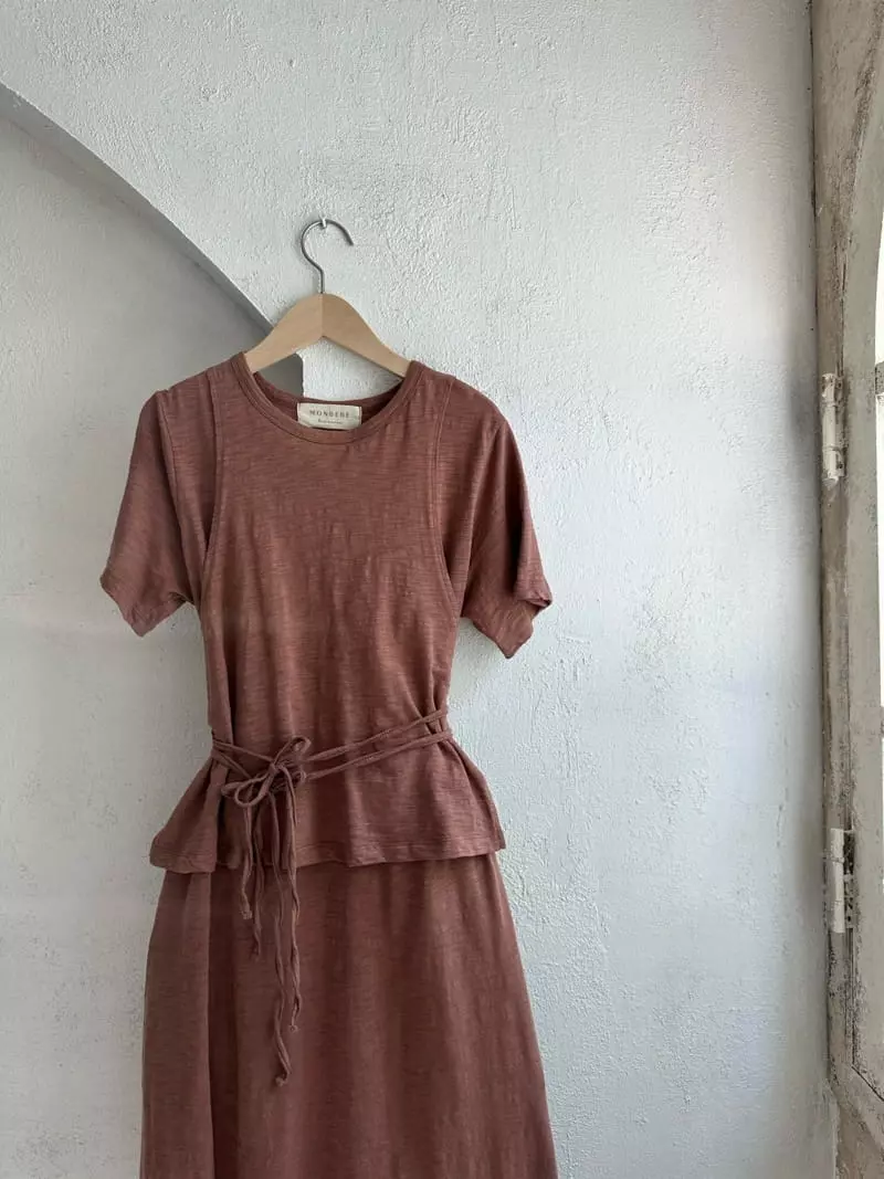 Monbebe - Korean Women Fashion - #momslook - Layered One-piece Mom - 3