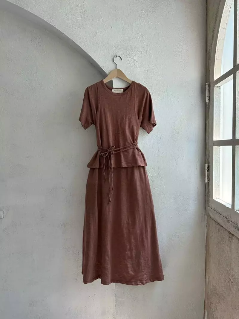 Monbebe - Korean Women Fashion - #momslook - Layered One-piece Mom - 4