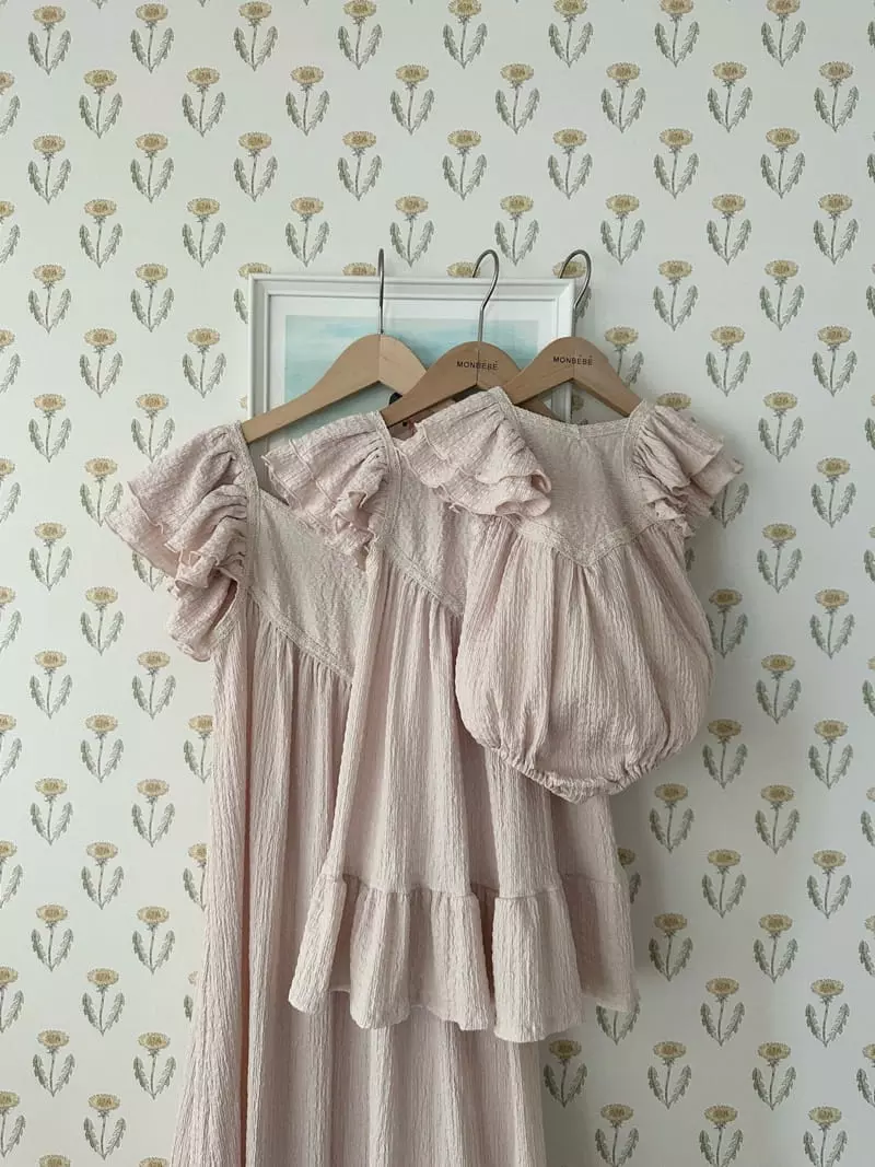 Monbebe - Korean Women Fashion - #vintageinspired - Angel One-piece Mom - 3
