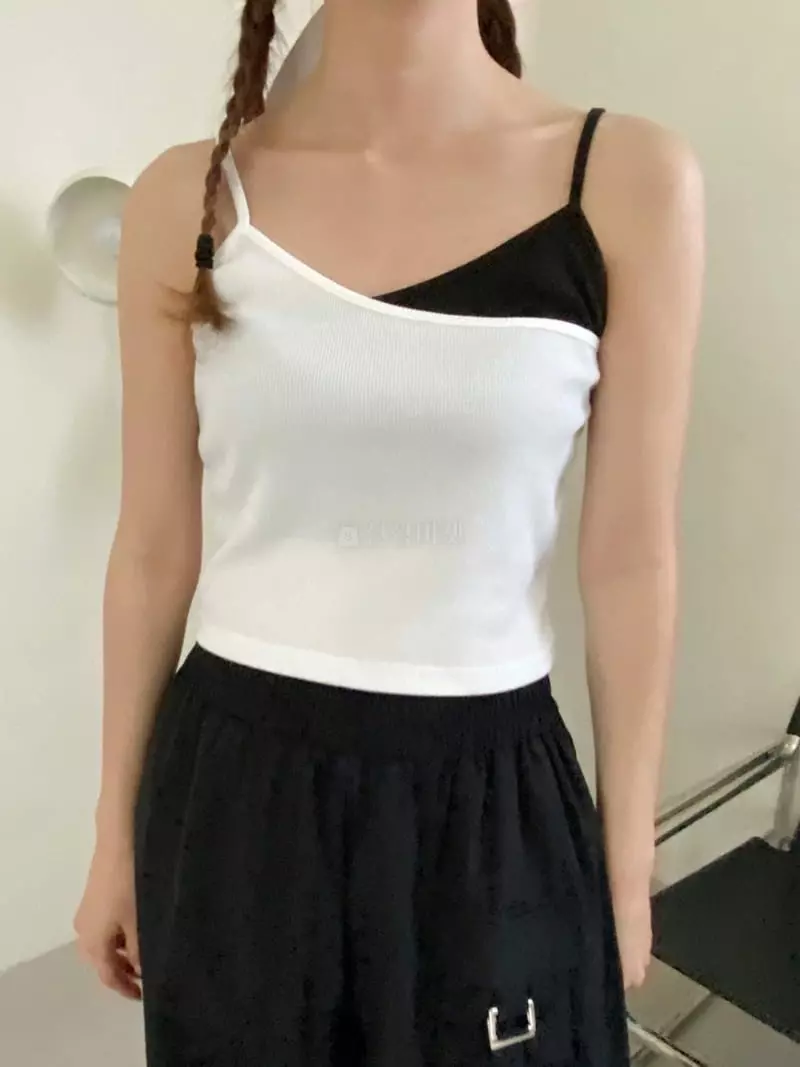 More Than - Korean Women Fashion - #thelittlethings - Cross Sleeveless - 4