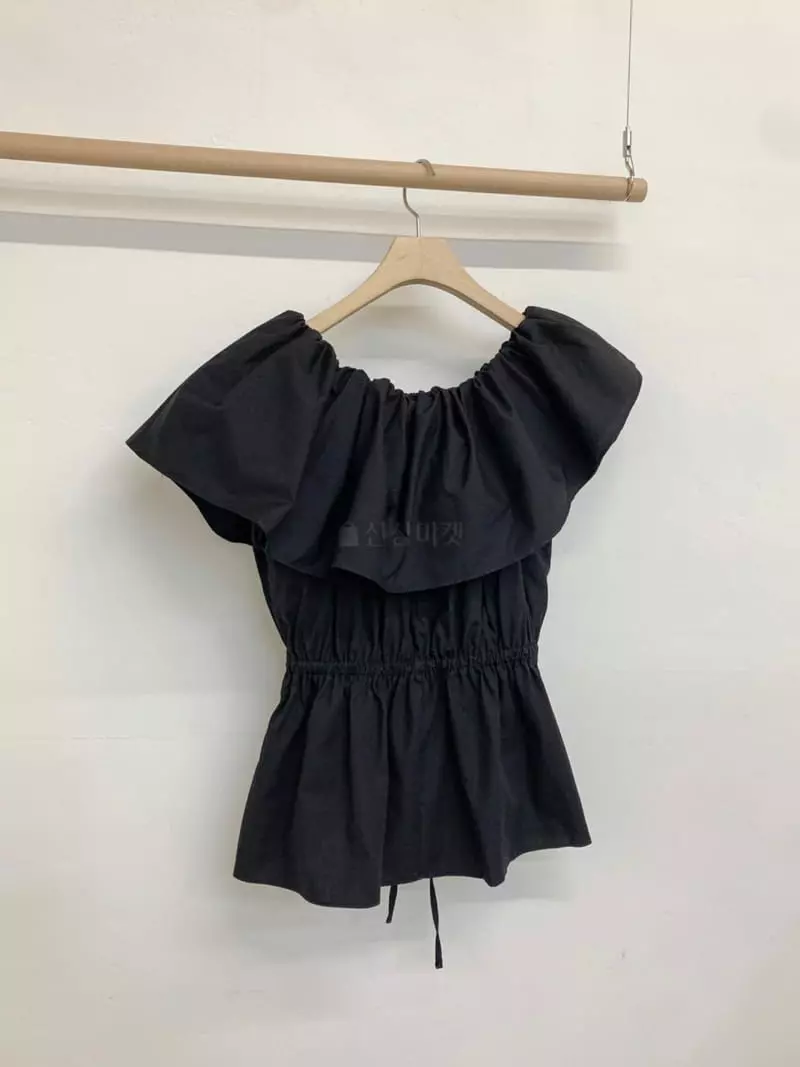 More Than - Korean Women Fashion - #momslook - One Shoulder Blouse - 9