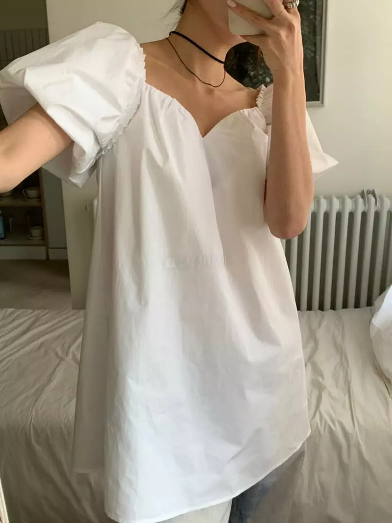 More Than - Korean Women Fashion - #romanticstyle - Puff One-piece - 3