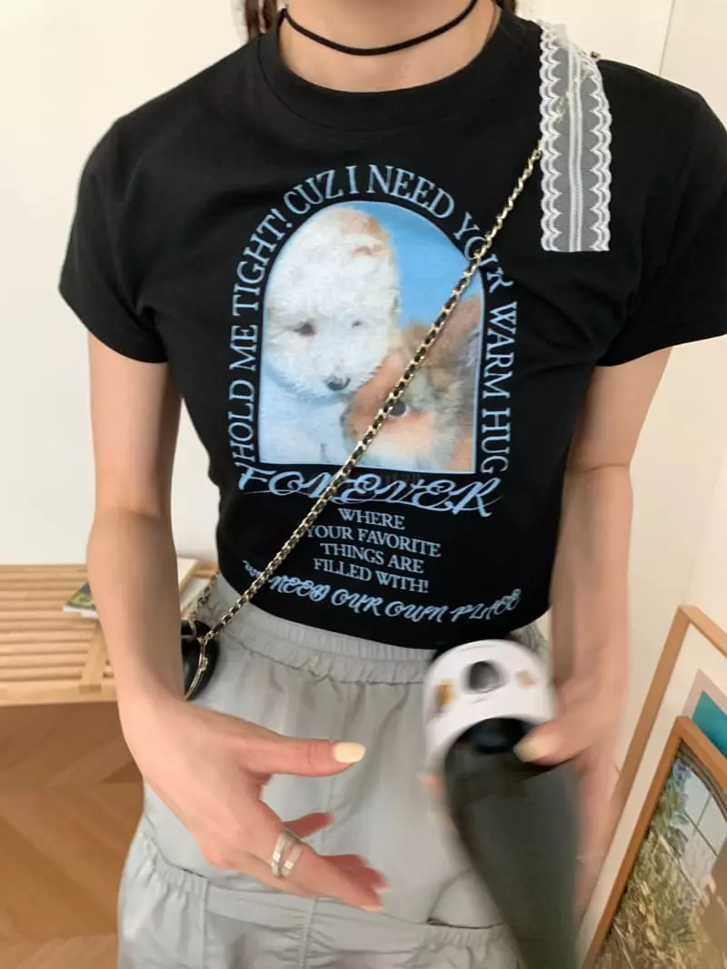 More Than - Korean Women Fashion - #thatsdarling - Foever Tee - 7